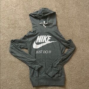 Nike Charcoal Gray Hoodie Size XS
